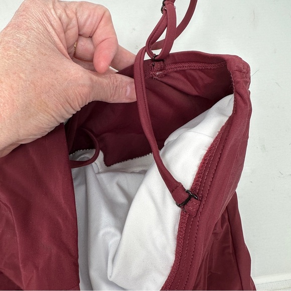 Venus Size 10 Merlot NWOT One Piece  Swimsuit Removable Straps Sexy Beach Cruise - Picture 7 of 10